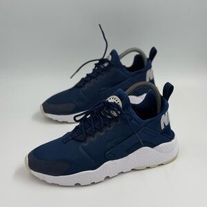 Nike 819151-401 Air Huarache Run Ultra Blue Lace Up Sneaker Shoes Women's 8